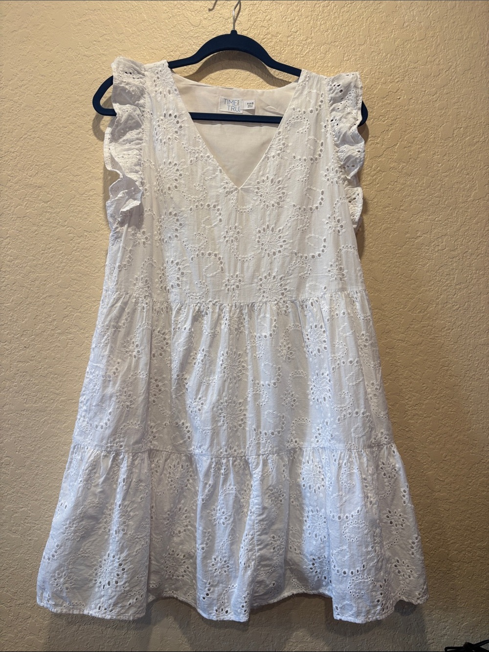 Time and Tru ruffle sleeve Dress Small/medium